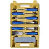 Rezbarski Set 6 kosov Tesarska dleta in Brusilni kamen