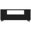 vidaXL TV omarica črna 120x35x48 cm konstruiran les
