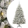 vidaXL Umestno božično drevo 180 cm 300 LED Toplo bela PVC in jeklo