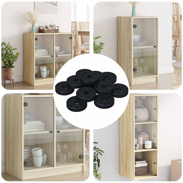 vidaXL primerna za ploske podložke 36000 pcs Črna &empty;15 x 3 mm