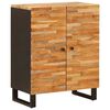 vidaXL Stranska omara za shranjevanje 60 x 33 x 75 cm Rjava