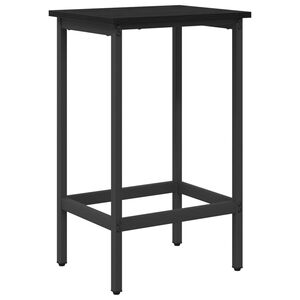 vidaXL Barski stol Črni hrast 40 x 32 x 74 cm Inženirski les