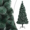 vidaXL Umetna novoletna jelka s stojalom zelena 150 cm PET
