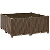 vidaXL Visoka greda 80x80x38 cm polipropilen