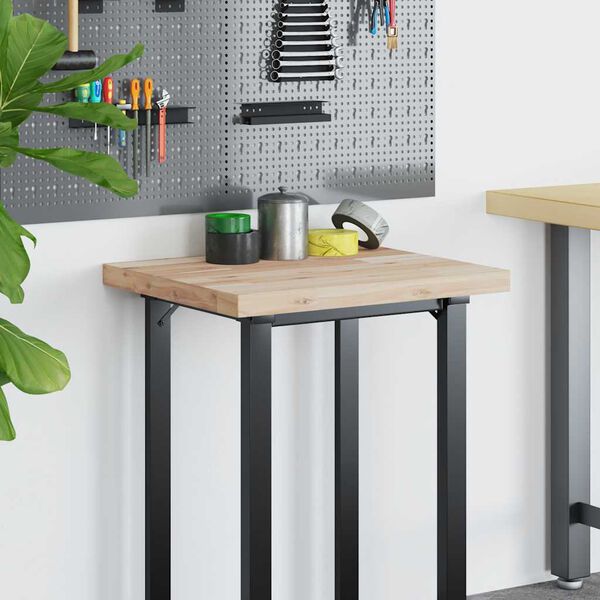 vidaXL Mizna plo&scaron;ča neobdelana 60x50x4 cm trden akacijev les