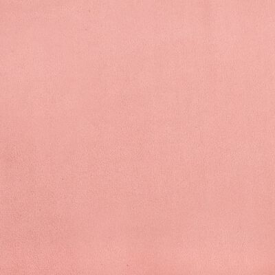 vidaXL Posteljni okvir roza 200x200 cm žamet