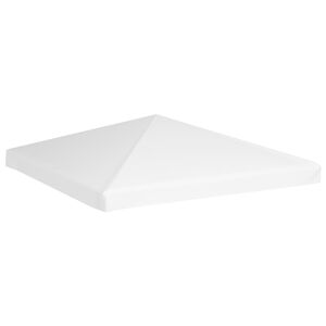 vidaXL Streha za paviljon 270 g/m&sup2; 3x3 m bela