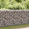 vidaXL Gabion stena iz pocinkanega jekla 630x30x100 cm