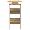 vidaXL Stenska barska miza artisan hrast 102x45x103,5 cm