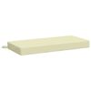 vidaXL Blazina za klop SOEST 100% poliester Krem 60 x 40 x 8 cm