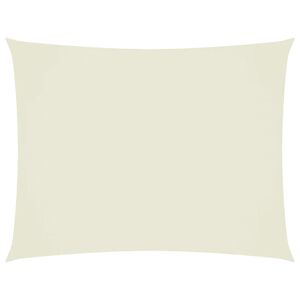 vidaXL Senčno jadro oksford blago pravokotno 3x6 m krem
