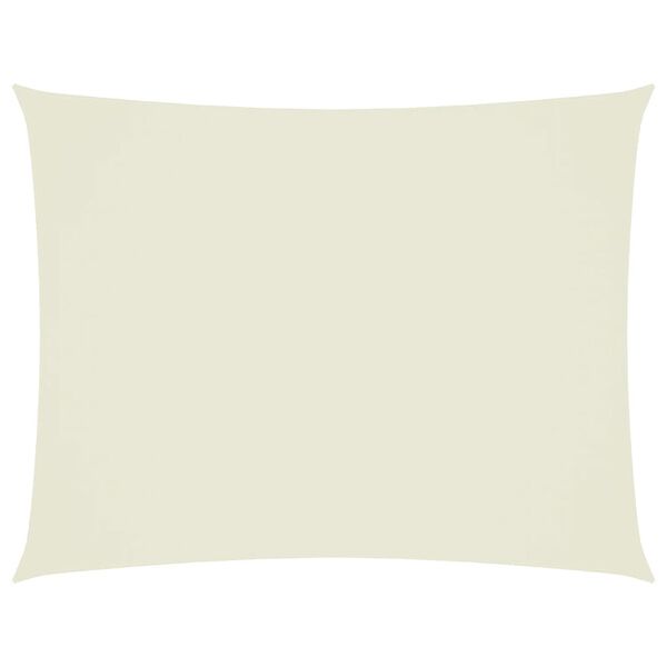 vidaXL Senčno jadro oksford blago pravokotno 3x6 m krem