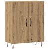 vidaXL Komoda artisan hrast 69,5x34x90 cm inženirski les