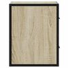 vidaXL Stenska nočna omarica sonoma hrast 40x31x39,5 cm