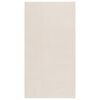 vidaXL Kosmata preproga kremno bela 120x183 cm poliester