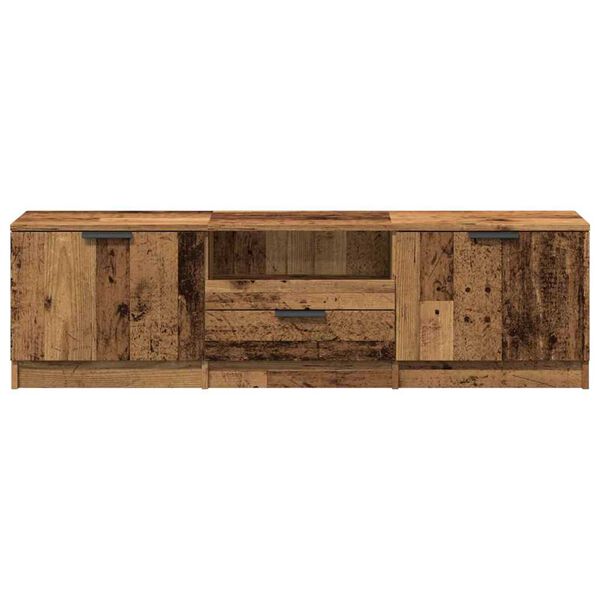 vidaXL TV omarica Old Wood 140x35x40 cm Inženirski les