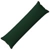 vidaXL Blazina z blazino HOUTEN Temno zelena 40 x 145 cm Lažni lanu