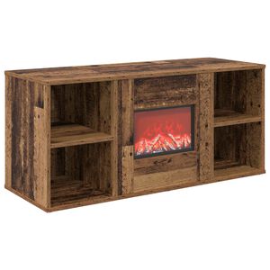 vidaXL Električni kamin Star les 100 x 37 x 45,5 cm Inženirski les