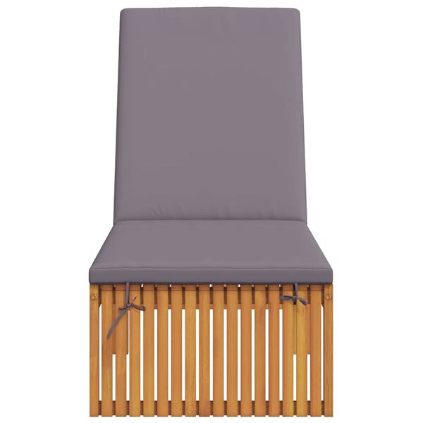 vidaXL Ležalnik Olje naravno 200 x 55 x 94 cm Trden akacijev les