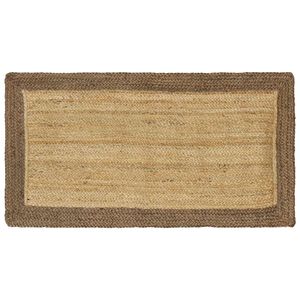 vidaXL Preproge za povr&scaron;ine Siva 60 x 110 cm Juta