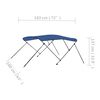 vidaXL Bimini tenda s 3 loki modra 183x160x137 cm