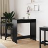 vidaXL Barska miza Črna Orehovina 102 x 50 x 103,5 cm Konstruiran les