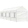 vidaXL Paviljon s streho bel 8,92x2,28x2,69 m polietilen