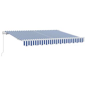 vidaXL Retraktilna tenda Modra 250 x 200 cm blago