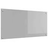 vidaXL Kuhinjski panel Svetlo siva 100 x 50 cm kaljeno steklo