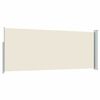 vidaXL Zložljiva stranska tenda 120 x 300 cm krem