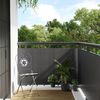 vidaXL Balkonsko platno antracitno 1000x100 cm poli ratan