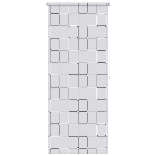 vidaXL Rolo zavesa za prho 80x240 cm kvadratni vzorci