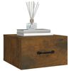 vidaXL Stenska nočna omarica 2 kosa dimljeni hrast 35x35x20 cm