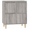 vidaXL Komoda siva sonoma 60x35x70 cm inženirski les