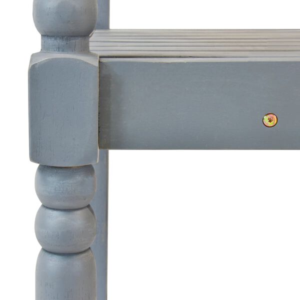 vidaXL Vrtna sedežna garnitura 3-delna trdna akacija siva in rdeča