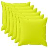 vidaXL Prevleka za blazino 6 kos HOUTEN Svetlo zelena. 30 x 30 cm