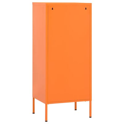vidaXL Omara za shranjevanje oranžna 42,5x35x101,5 cm jeklo