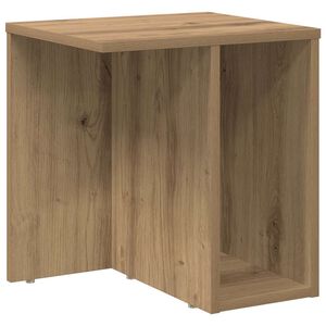 vidaXL Stranska miza Umetni hrast 37 x 32 x 40 cm Inženirski les