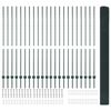 vidaXL Ograja s stebrom Zelena 1,5 x 50 m Jeklo in PVC