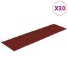 vidaXL Stopniščne preproge samolepilne 30 kosov 76 x 20 cm bordo rdeče pravokotne