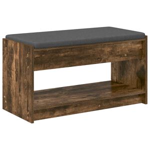 vidaXL Haldna klop Dimljeni Hrast 83 x 38 x 45 cm