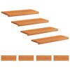 vidaXL Stopnice 8 kos 70 x 30 x 2 cm Svetlo rjava Trda bukovina