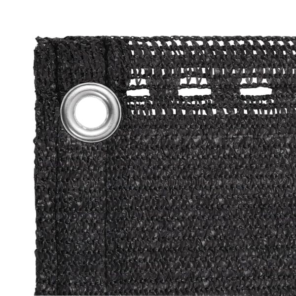 vidaXL Balkonsko platno antracitno 120x400 cm HDPE