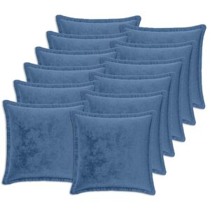 vidaXL Dekorativna blazina 12 kos HOUTEN Svetlo modra 40 x 40 cm
