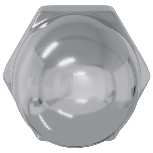 vidaXL Orehi 2 pcs srebrna 12,8 x 12,8 x 6,5 cm Jeklo