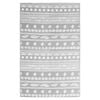 vidaXL Zunanja preproga ARAKIL siva 160x230 cm PP