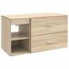 vidaXL Komplet pohi&scaron;tva za kopalnico 2 pcs Sonoma hrast Inženirski les