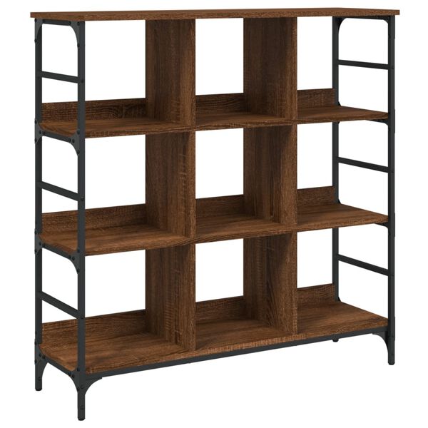 vidaXL Komoda rjavi hrast 102x32x103,5 cm inženirski les