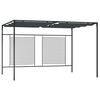 vidaXL Paviljon z zložljivo streho 4x3x2,3 m antraciten 180 g/m&sup2;