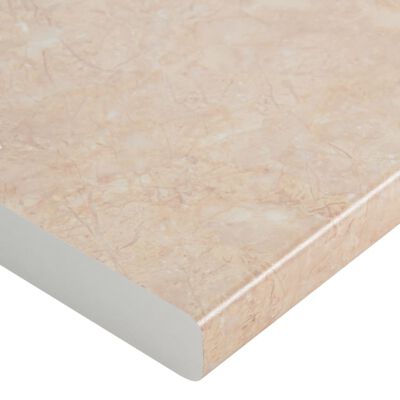 vidaXL Kuhinjski pult bež z marmorno teksturo 30x60x2,8 cm iverna pl.